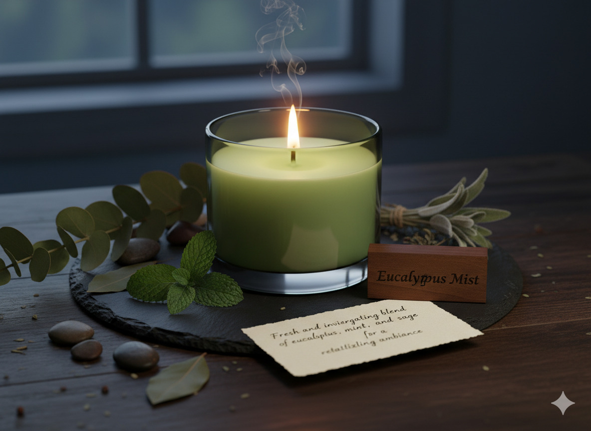 Eucalyptus Mist aromatic candle